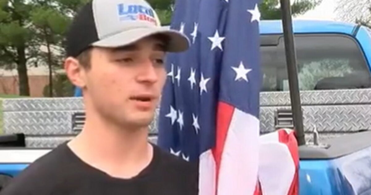 Indiana High School Tells Teen to Remove American Flag From His Truck – After He Refused, Other Students Attached the Flag to Their Vehicles (VIDEO) | The Gateway Pundit