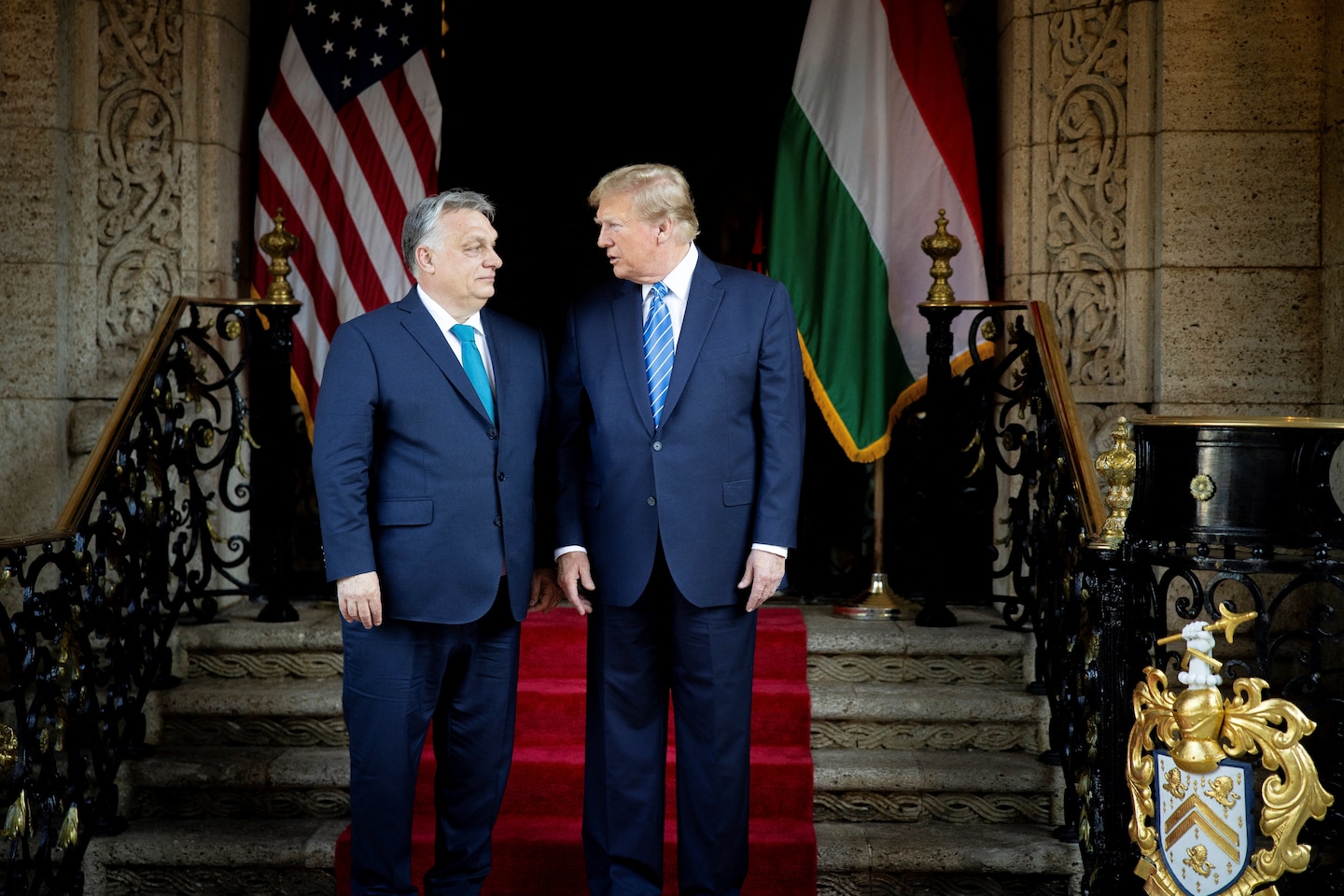 Donald Trump meets with Viktor Orban, Hungary’s autocratic leader