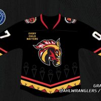 AHL’s Calgary Wranglers Roll Out Jerseys for Indigenous Celebration Game – SportsLogos.Net News