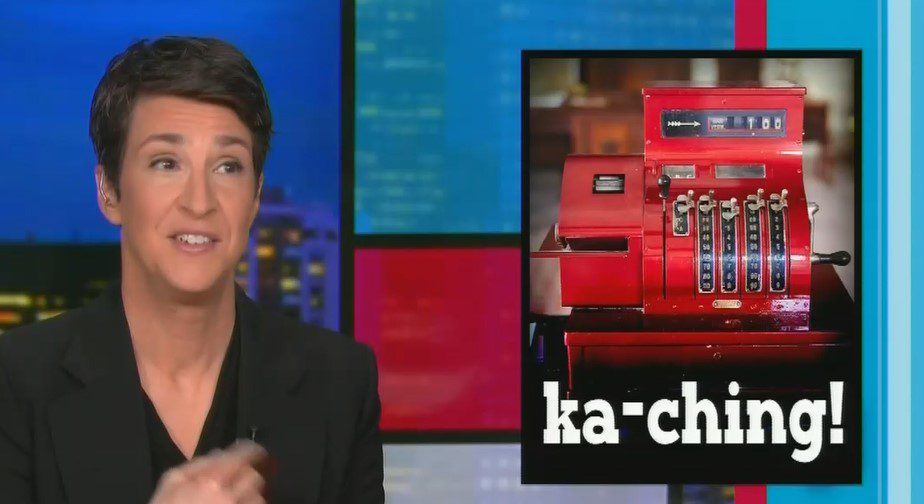 Rachel Maddow Sounds The Alarm As Trump’s Need For Cash Threatens National Security